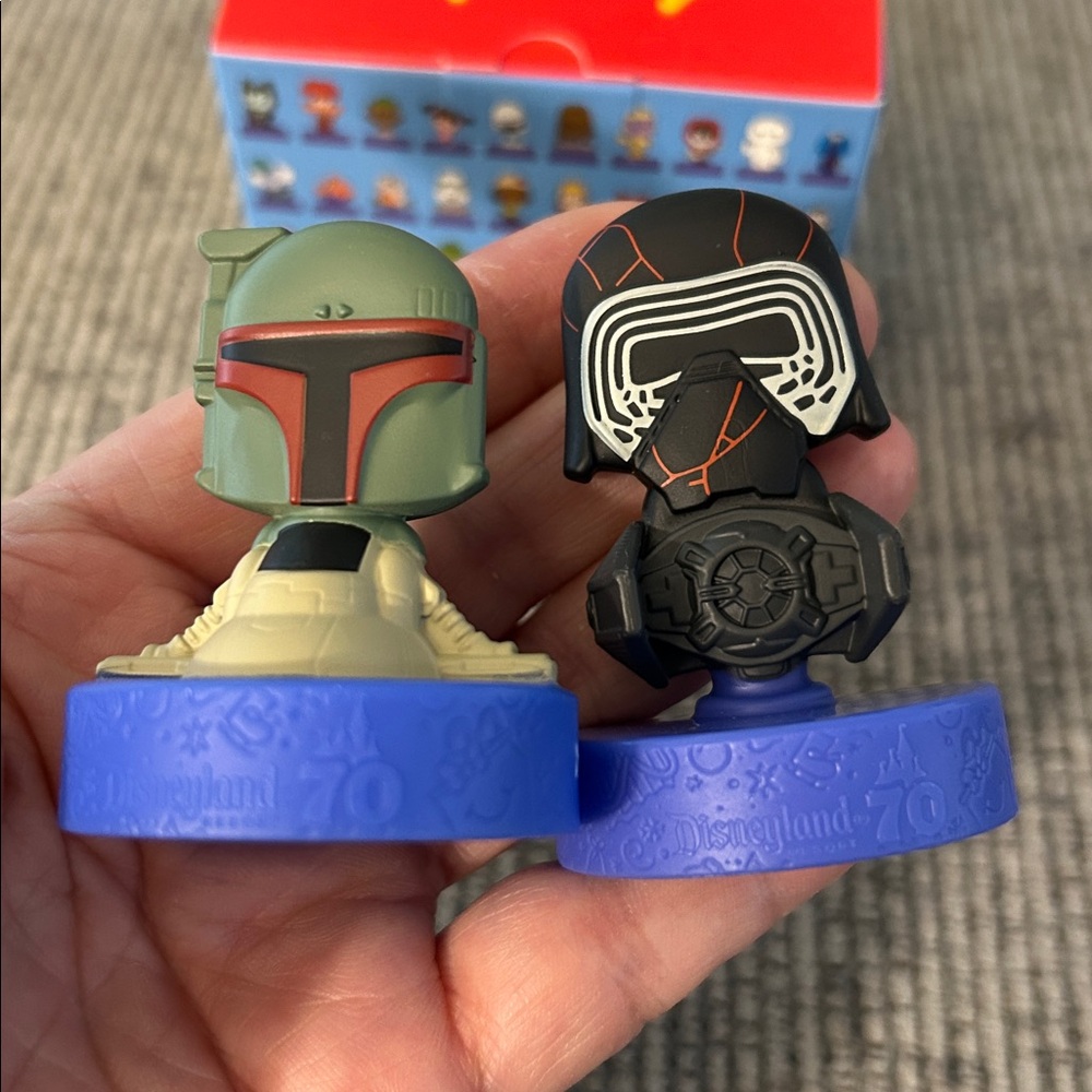 5/$15 McDonald’s Disneyland happy meal toys Star Wars Kylo Ren & boba Fett
